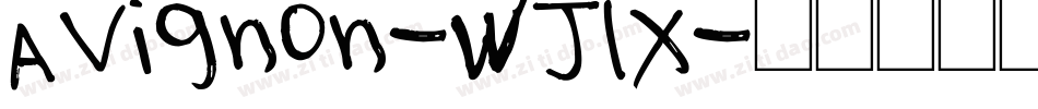 Avignon-wJ1x字体转换