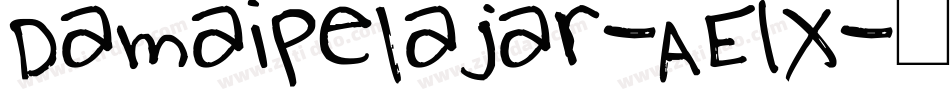 Damaipelajar-AE1x字体转换