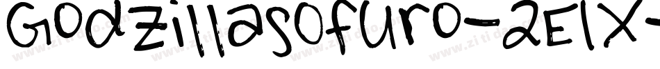 GodzillasOfuro-2E1X字体转换
