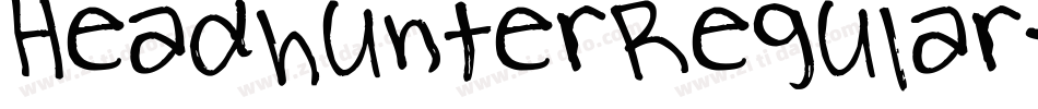 HeadhunterRegular-6Y1x字体转换