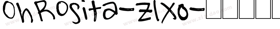 OhRosita-z1x0字体转换