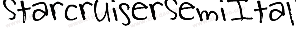StarcruiserSemiItalic-aR1x字体转换 StarcruiserSemiItalic-aR1x字体转换