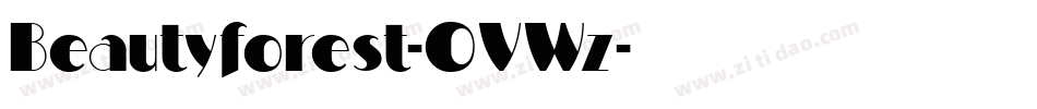 Beautyforest-0VWz字体转换