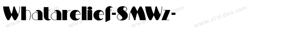 Whatarelief-8MWz字体转换