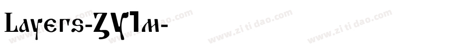 Layers-ZY1m字体转换