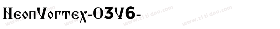 NeonVortex-O3V6字体转换