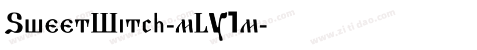 SweetWitch-mLY1m字体转换