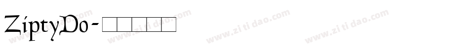 ZiptyDo字体转换