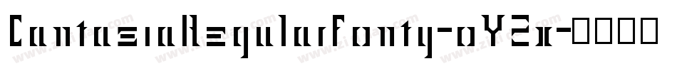 CantasiaRegularFonty-oY2x字体转换