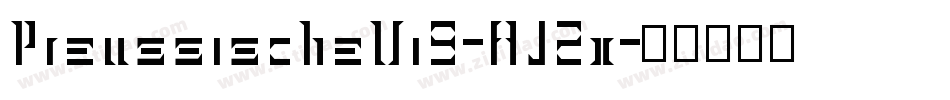 PreussischeVi9-AJ2x字体转换