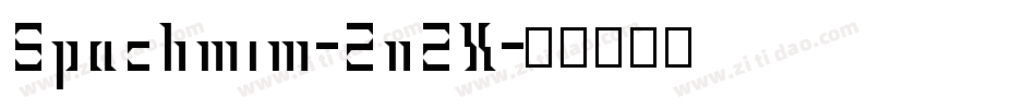 Spachmim-2n2X字体转换