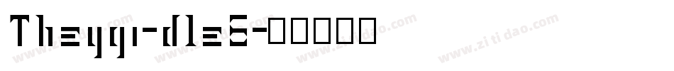 Theygi-d1e6字体转换