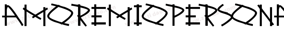 AmoreMioPersonalUse-yaP5字体转换