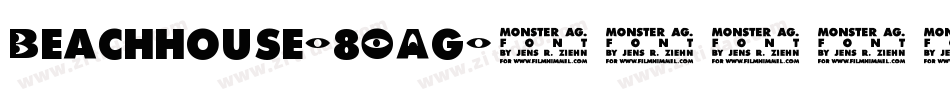 BeachHouse-8OAg字体转换