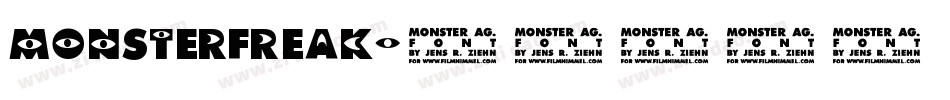 MONSTERFREAK字体转换