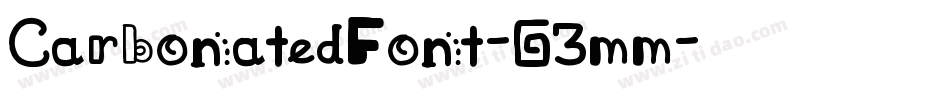 CarbonatedFont-G3mm字体转换