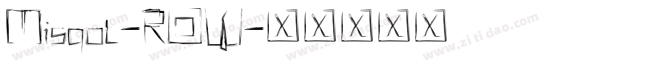 Misqot-ROW字体转换