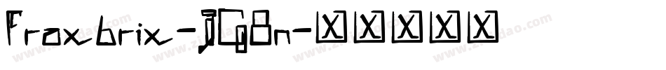 Fraxbrix-JG8n字体转换