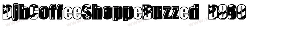 DjbCoffeeShoppeBuzzed-D8O0字体转换