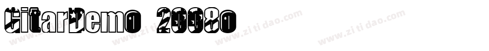 GitarDemo-2OO8o字体转换