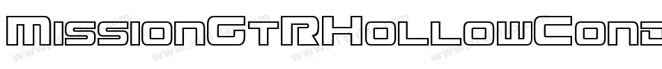 MissionGtRHollowCondensed-20nK字体转换