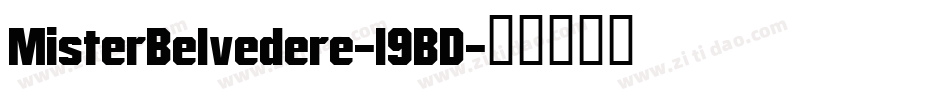 MisterBelvedere-l9BD字体转换