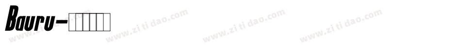 Bauru字体转换