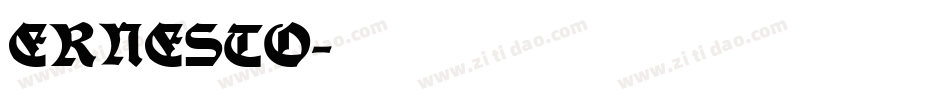 ERNESTO字体转换