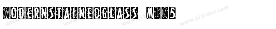Modernstainedglass-mLO5字体转换
