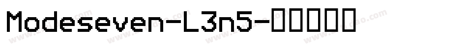Modeseven-L3n5字体转换