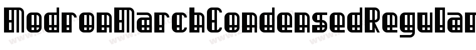 ModronMarchCondensedRegular-R61W字体转换