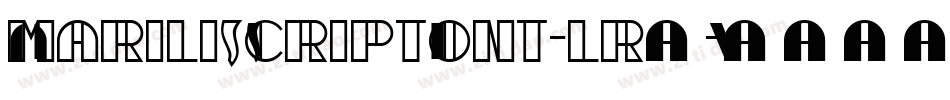 AmarilisScriptFont-lr2V字体转换