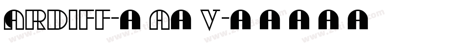 Cardiff-5a2v字体转换