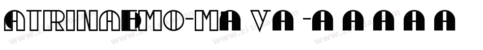 CatrinaDemo-mL2v9字体转换