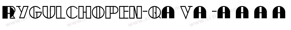 Drygulchopen-q2v6字体转换