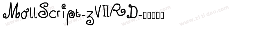 MollScript-z7RD字体转换