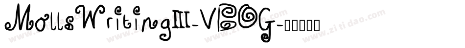 MollsWriting3-5BOG字体转换