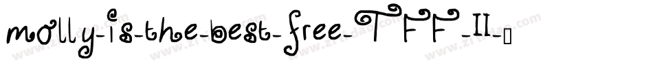 molly-is-the-best-free-TFF-2字体转换