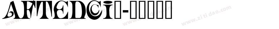 AFTEDCI_字体转换