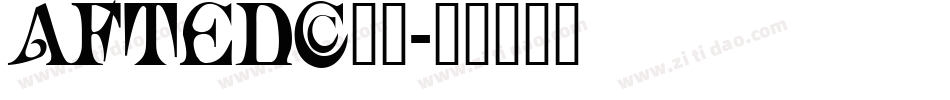 AFTEDC__字体转换