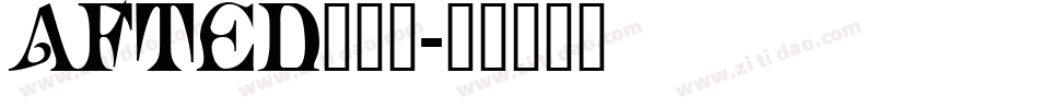 AFTED___字体转换