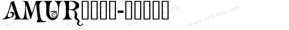 AMUR____字体转换