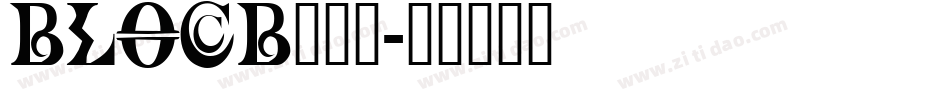 BLOCB___字体转换