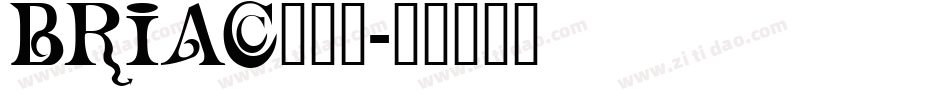 BRIAC___字体转换