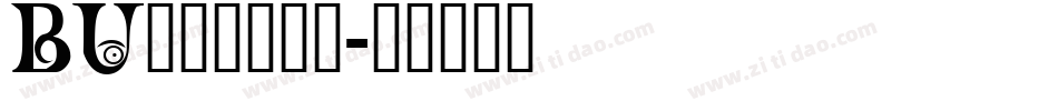 BU______字体转换