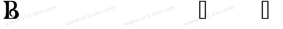Bahnschrift_400_100字体转换