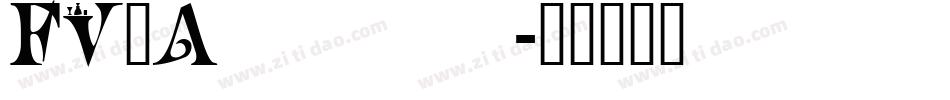 FV_Almelo字体转换