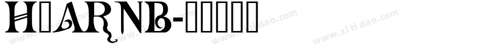 H_ARNB字体转换