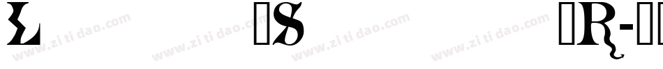 Lakisa_Stencil_R字体转换