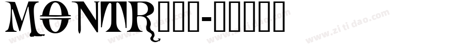 MONTR___字体转换